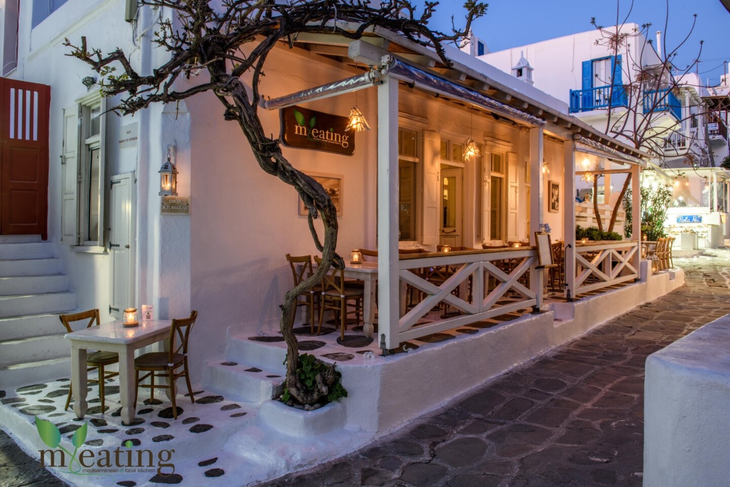 Εστιατόριο - Μεσογειακή - Ελληνική κουζίνα - Μύκονος - M'eating